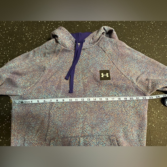 Under Armour Men's Rival Fleece Printed Pullover Hoodie, Medium - Picture 3 of 6